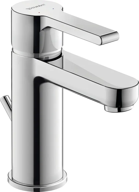 Baterie lavoar Duravit B21010001010, B.2, tip comanda monocomanda, marime m, tip instalare pe lavoar, crom