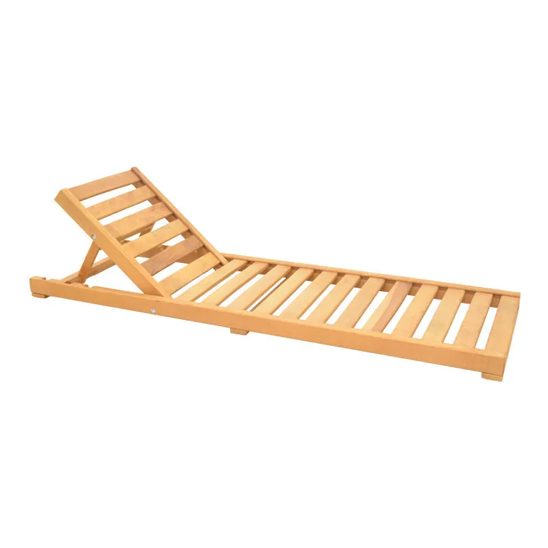 Sezlong Specta, Lemn masiv de fag, 60x190x50 cm - Natur