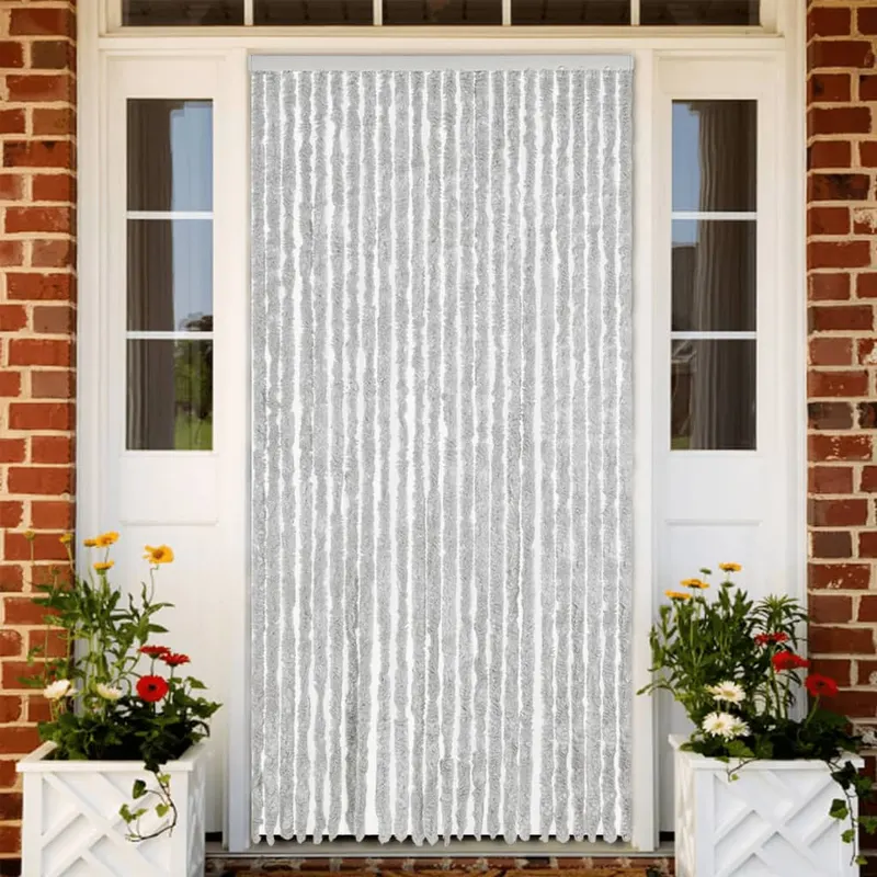 perdea pentru insecte, gri, 100x220 cm, chenille