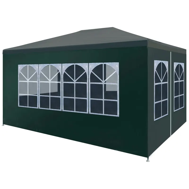 cort de petrecere, verde, 3 x 4 m