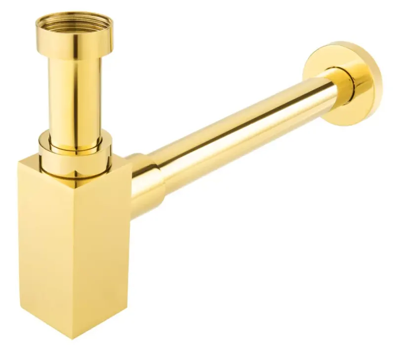 Evacuare lavoar FDesign Kleome FD7-202-55, universal, 1 1 4 , reglabil, slid curatare, lucios, auriu