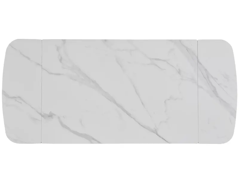 Masa extensibila SANTAS CERAMIC 120(180) x 80 CM - Alb