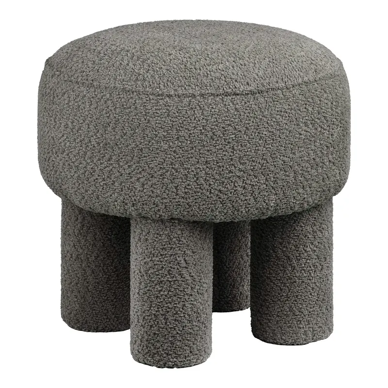 Taburet LARDER Ø43 CM - Gri inchis