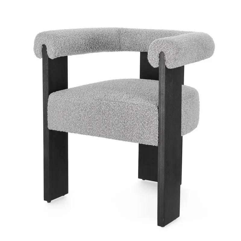 Scaun AGAPE BLACK - Grey