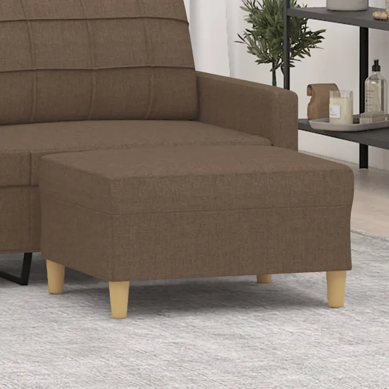 taburet, maro, 70x55x41 cm, material textil