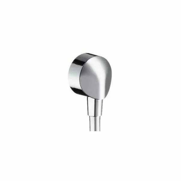 Cot conector dus Hansgrohe FixFit E crom lucios