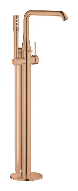 Baterie de cada Grohe 23491DA1, Essence, montare pe podea, 1 2 , set de dus, necesita set fixare, lucios, cupru