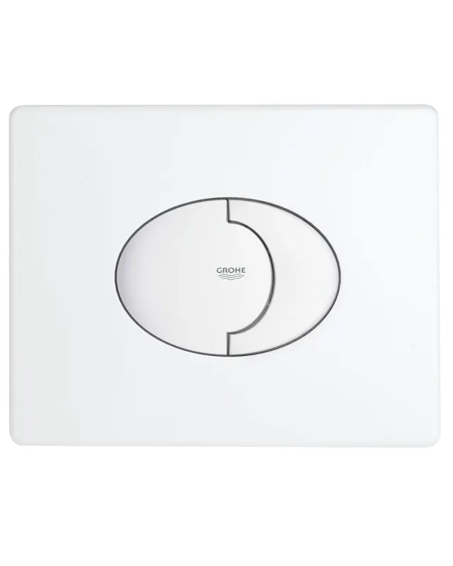 Clapeta WC Grohe 38506SH0, Skate Air, dubla, 156 x 197 mm, orizontala, plastic, alb