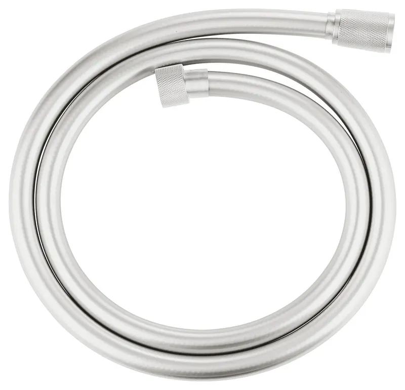 Furtun dus Grohe 28362DC1, SilverFlex, 1 2 x 1 2 , 1.25 m, mat, otel satinat