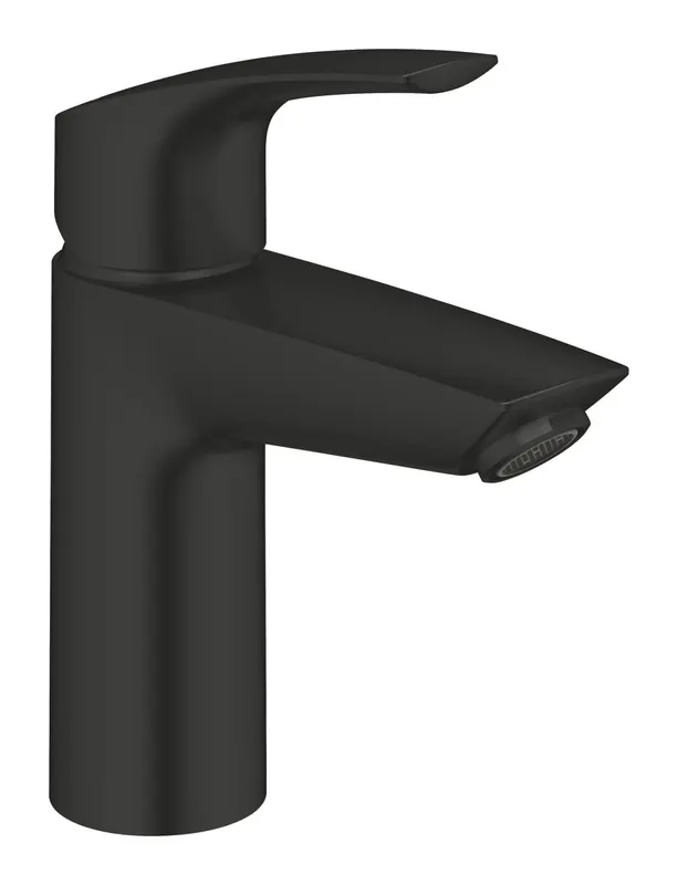 Baterie lavoar Grohe 239242433, EuroSmart, tip comanda monocomanda, marime s, tip instalare pe lavoar, negru