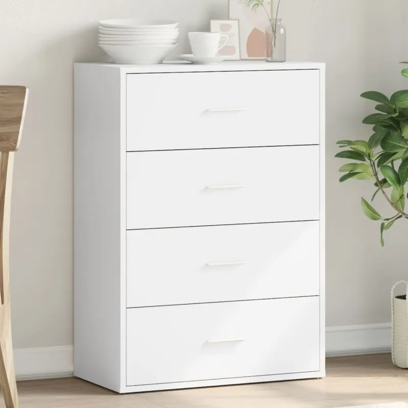 servanta, alb, 60x31x84 cm, lemn prelucrat