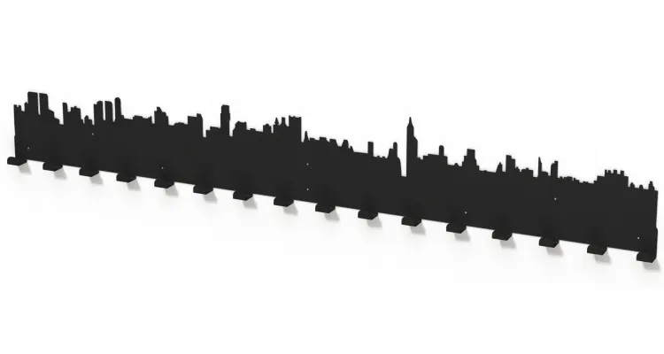 Cuier metalic ORAS -model 4020 Negru