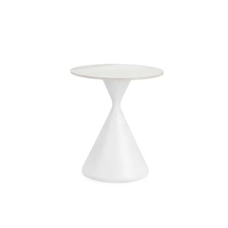 Masuta de cafea JOONA WHITE Ø50 x 52 CM - Alb