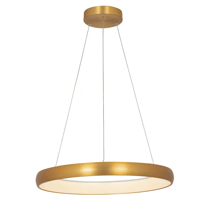 Lampa suspendata dimabila ACRILIA - Gold / Ø 60cm