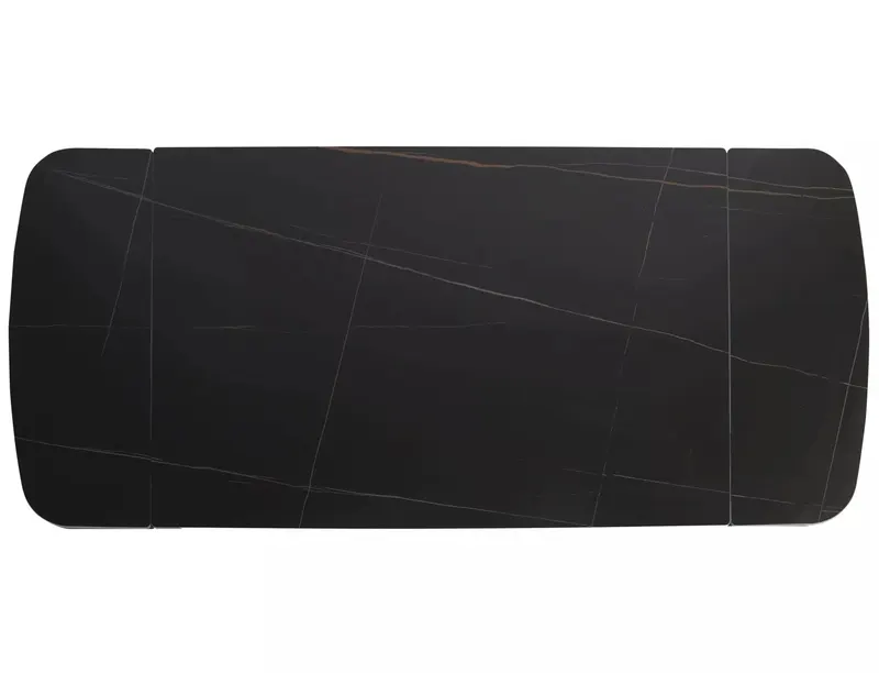 Masa extensibila SANTAS CERAMIC 120(180) x 80 CM - Negru