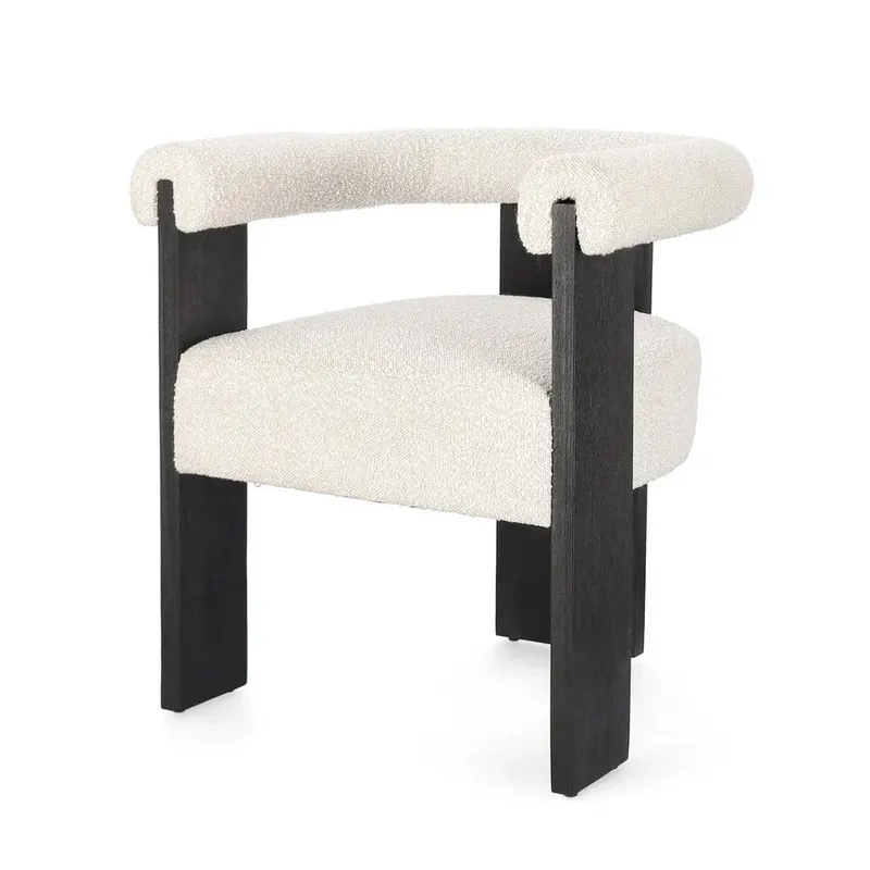 Scaun AGAPE BLACK - Cream