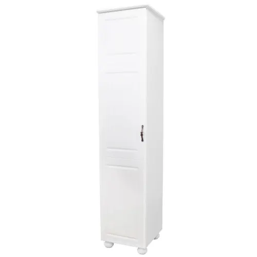 Dulap cu 1 usa stanga Dynasty, Alb, 48 x 216 x 59 cm