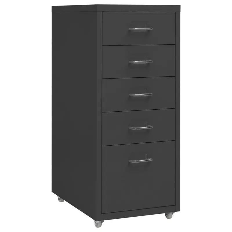 fiset mobil, antracit, 28x41x69 cm, metal