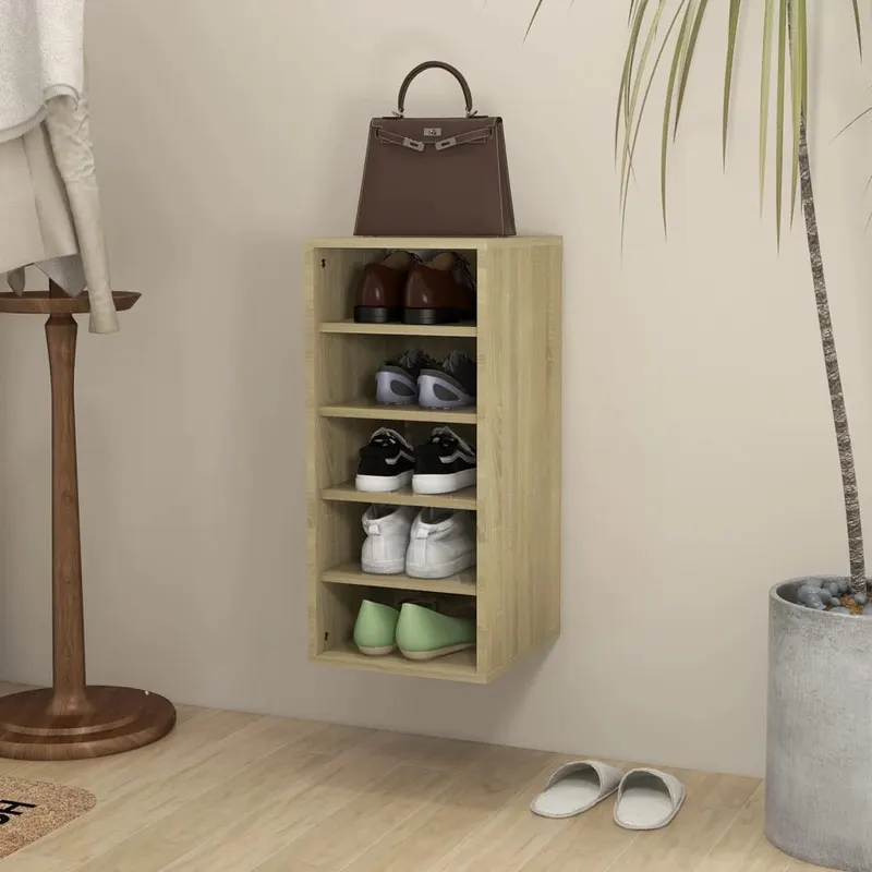 pantofar, stejar sonoma, 31,5x35x90 cm, pal