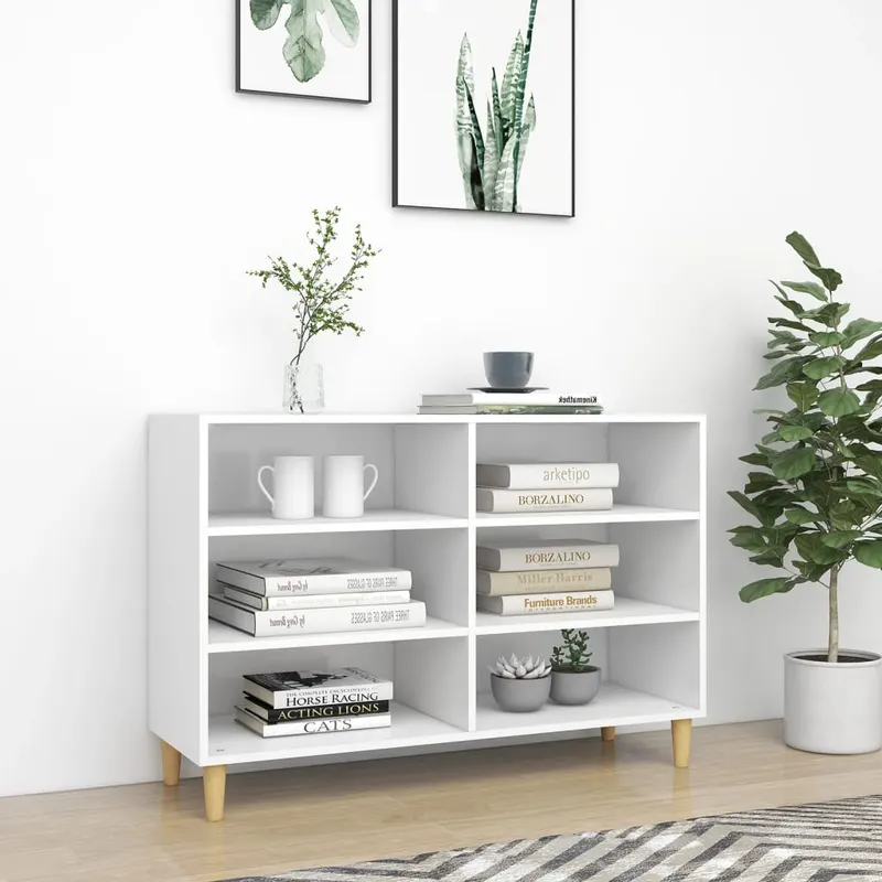 servanta, alb, 103,5x35x70 cm, lemn compozit