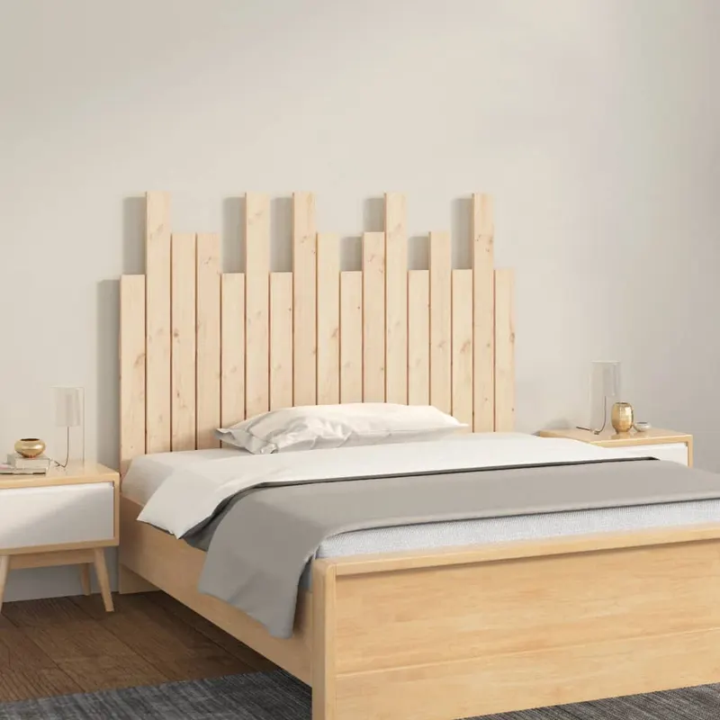 tablie de pat pentru perete, 108x3x80 cm, lemn masiv de pin