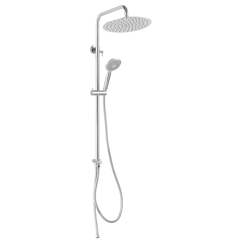 Coloana de dus Ferro Wizard Pro, cap dus 300 mm, para 3 functii, sistem Easy Clean, crom