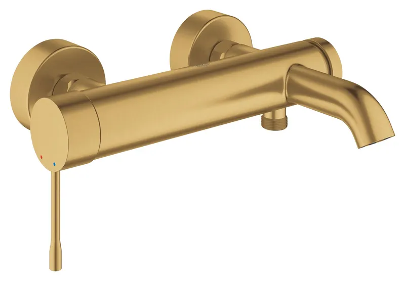 Baterie cada Grohe 25250GN1, Essence, 1 2 , aparenta, diverter, mat, auriu