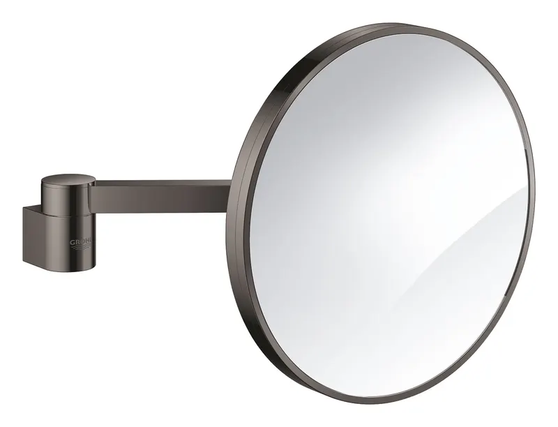 Oglinda barbierit Grohe 41077A00, Selection, pivotanta, factor marire 7X, metal, lucios, grafit