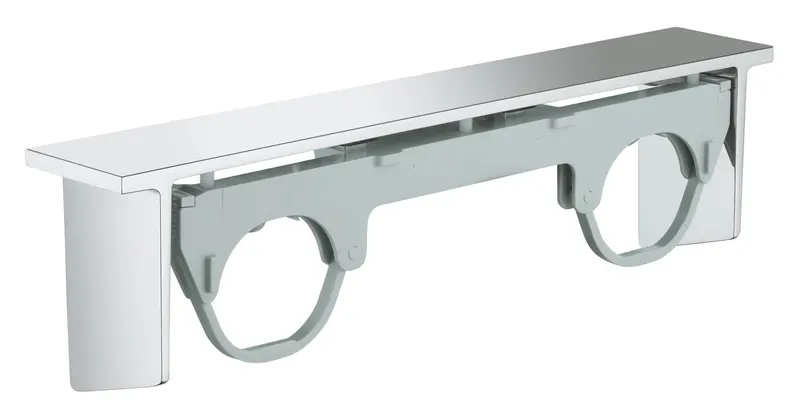 Tavita baterie Grohe 18608001, 43 mm, 261 mm, 2 orificii instalare, pe baterie, grohtherm 2000 gama compatibila, Crom