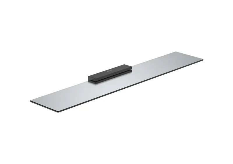 Raft Roca A817592C40, lavoar Hotels, numar orificii instalare 2, tip instalare pe perete, elemente fixare ascunse, negru