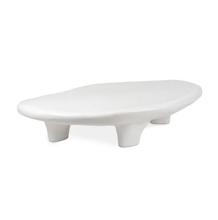 Masuta de cafea ALICANTI 150 x 79 x 34 CM - Alb