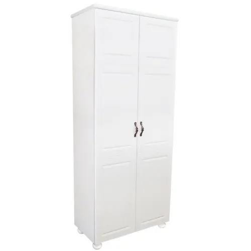 Dulap cu 2 usi Dynasty, Alb, 93 x 216 x 59 cm