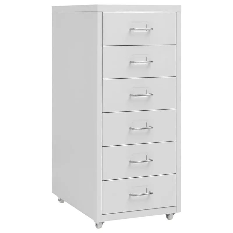 fiset mobil, gri, 28x41x69 cm, metal