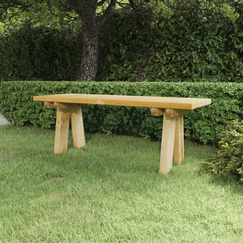 banca de gradina, 110 cm, lemn masiv de pin impregnat