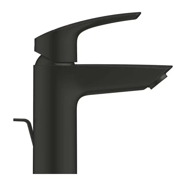 Baterie lavoar monocomanda negru mat Grohe Eurosmart New S