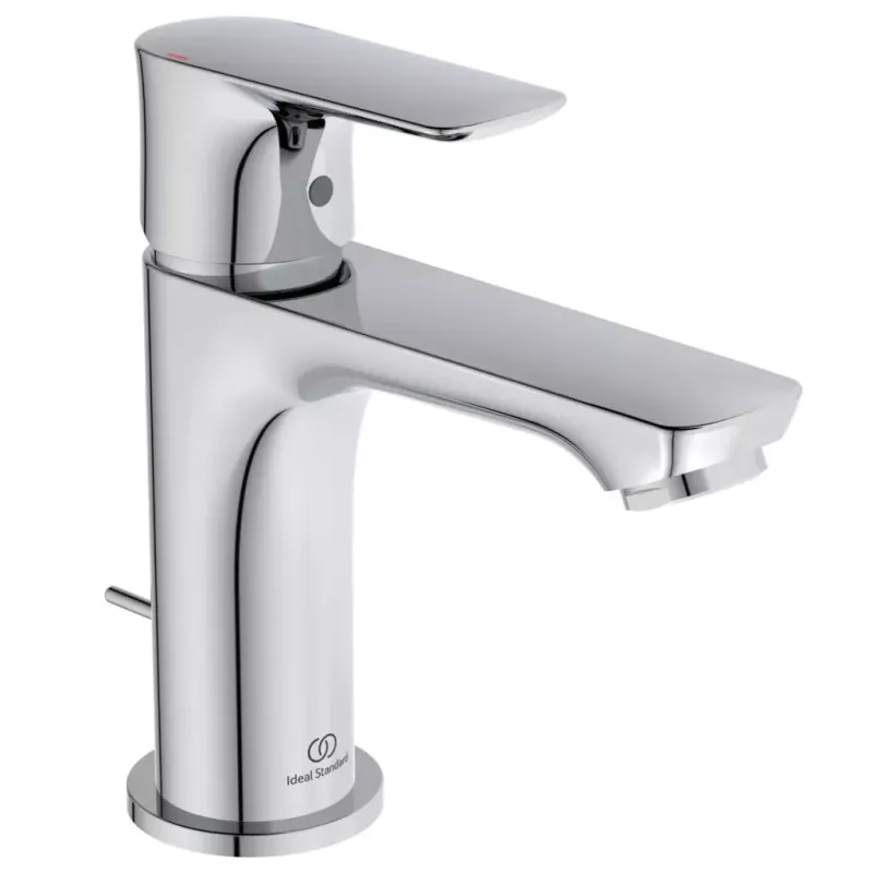 Baterie lavoar Ideal Standard Connect Air A7007, marimea S, monocomanda, cartus ceramic, pop-up metalic, crom