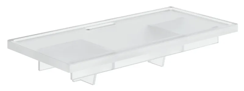 Tavita Grohe 18700000, 222 mm, 104 mm, 2 orificii instalare, pe baterie, grohtherm cube gama compatibila, Alb