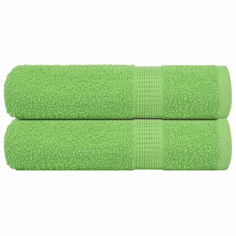 Prosoape de maini, frogn, 2 buc., verde mar, 50x100 cm, 360 g/m2