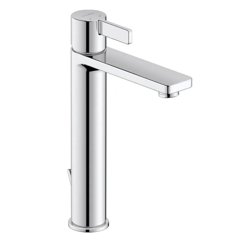 Baterie lavoar Duravit DE1030001010, D-Neo, tip comanda monocomanda, marime xl, tip instalare pe blat, crom