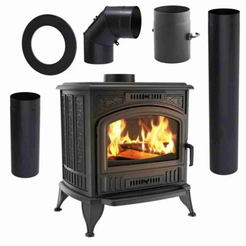 Soba K6 / 8-11kW cu ASDP (reglaj automat admisie) + PIESE RACORDARE PRO