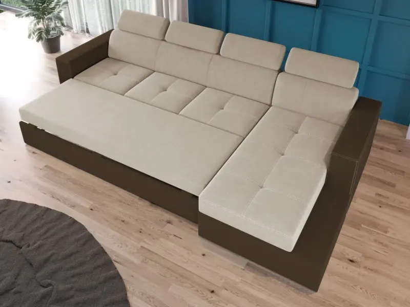 Coltar Paloma + 1 loc Crem / Maro — imaginea 3