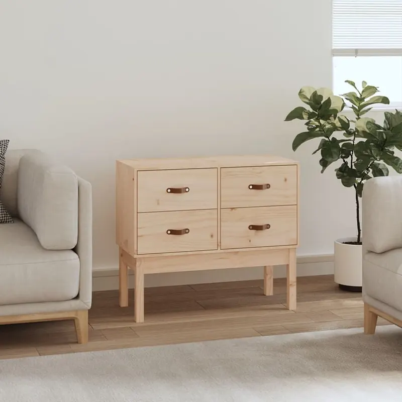 dulap consola, 90x40x78 cm, lemn masiv de pin