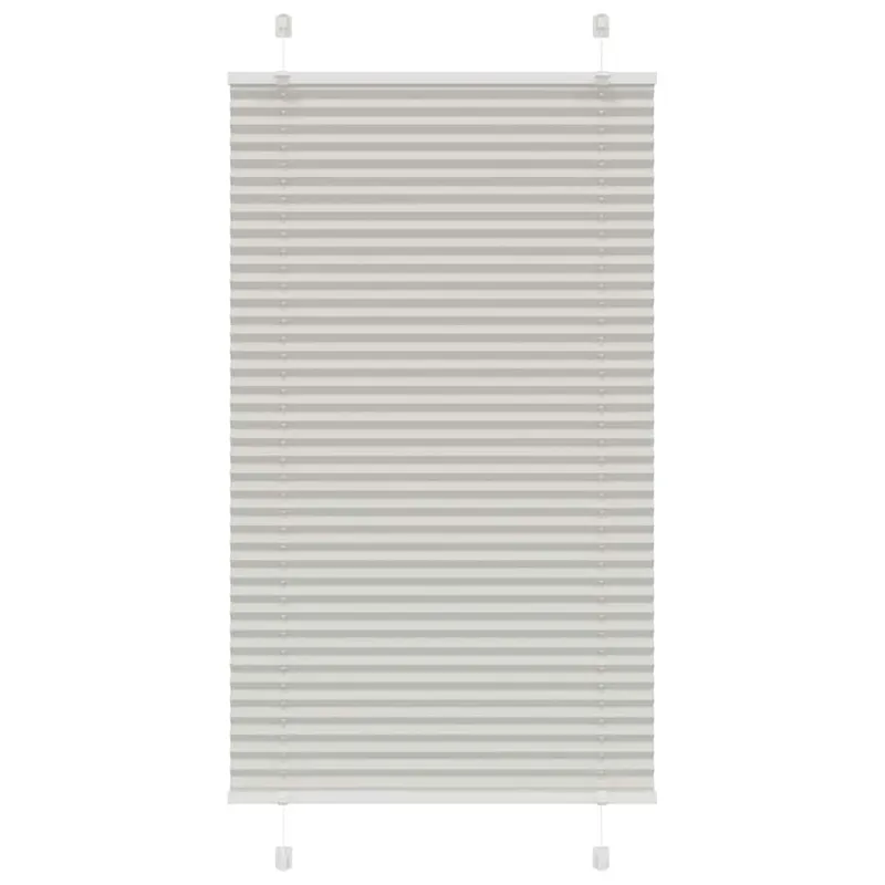 jaluza plisata gri deschis 80x150cm latime tesatura 79,4 cm