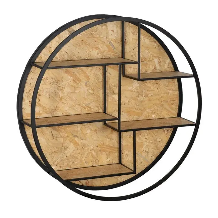 Raft de perete SCARS Ø92 CM - Lemn