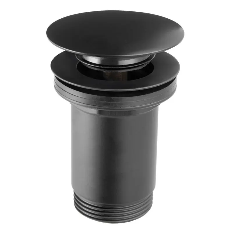 Ventil lavoar click-clack FDesign Kleome fara preaplin, negru mat