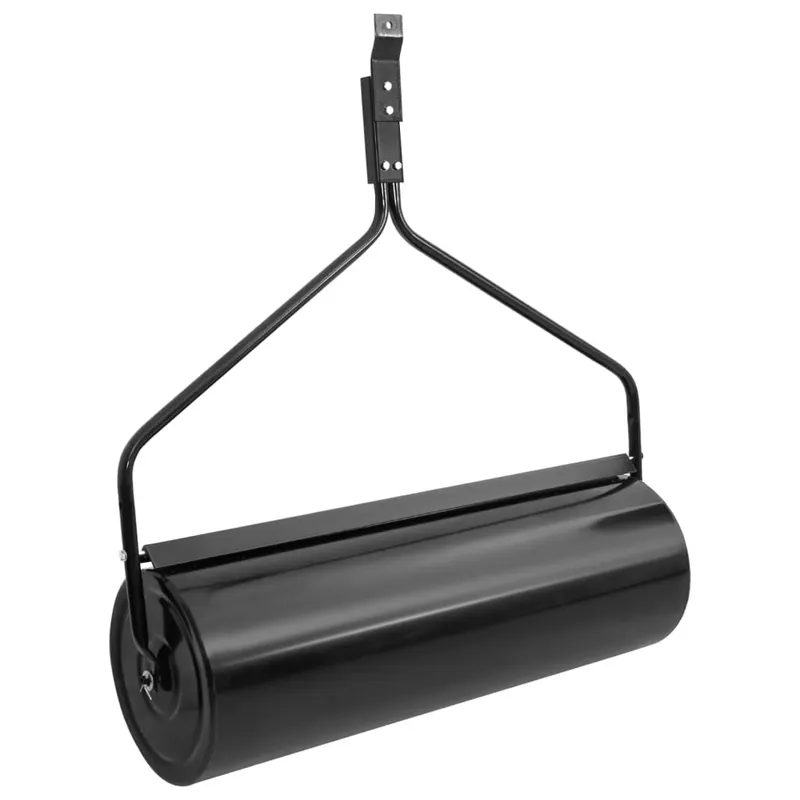 tavalug pentru gazon de gradina, negru, 63 l, fier