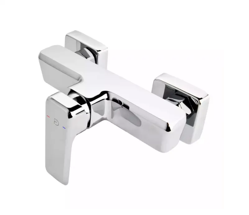 Baterie de dus FDesign Brina FD1-BRN-7-11, 1 2 , aparent, monocomanda, cartus ceramic, crom
