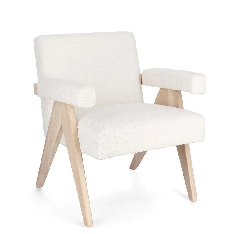 Fotoliu FAIZA ARMS - Cream