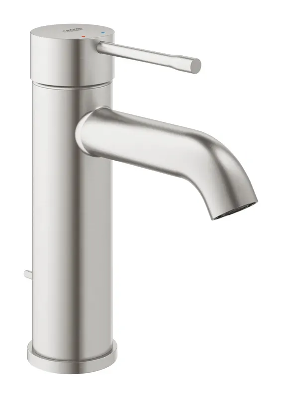 Baterie lavoar Grohe 23589DC1, Essence, 3 8 , M, 174 mm, ventil, mat, otel satinat