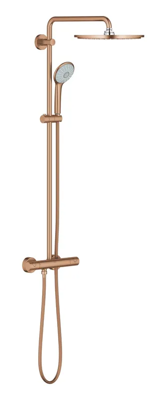 Sistem de dus Grohe 26075DL0, 310 mm, 1 bar, 110 mm, 1.75 m, 1132 mm, 470 mm, 1 functii palarie dus, Cupru